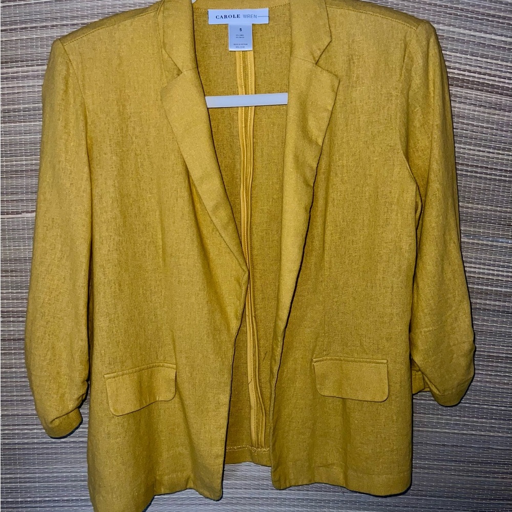 Carole wren  Mustard Blazer for Woman Size small